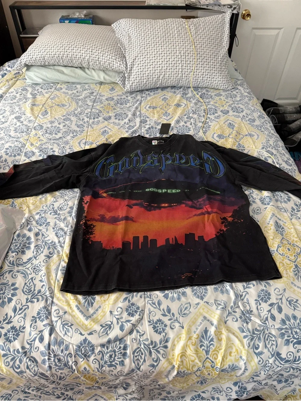 Godspeed U.A.P Men’s Long Sleeve Black Graphic Tee